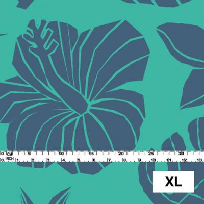 Hula Fabric / Hawaiian Flower / JKH-538-GRBL