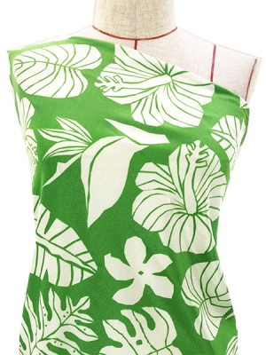 Hula Fabric / Hawaiian Flower / JKH-538-GRWH