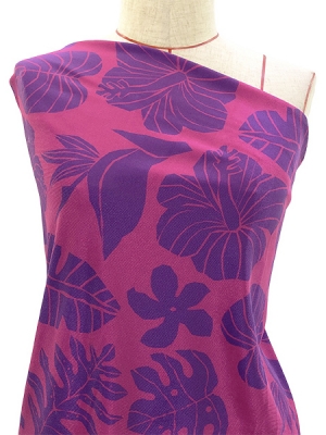 Hula Fabric / Hawaiian Flower / JKH-538-PU