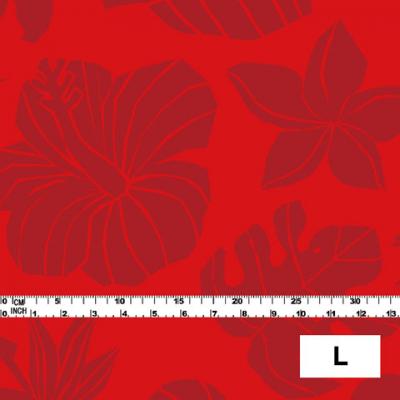 Hula Fabric / Hawaiian Flower / JKH-538-RD