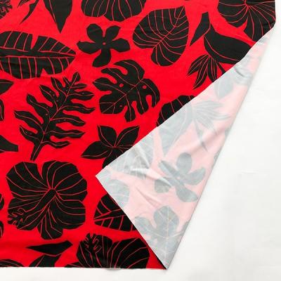 Hula Fabric / Hawaiian Flower / JKH-538-RDBK