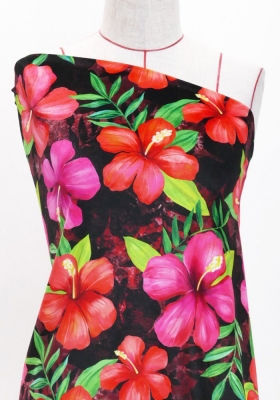 Hula Fabric / Hibiscus / JKH-554-RD