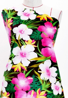 Hula Fabric / Hibiscus / JKH-556-BR