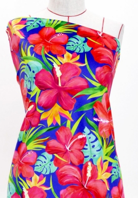 Hula Fabric / Hibiscus / JKH-556-PU