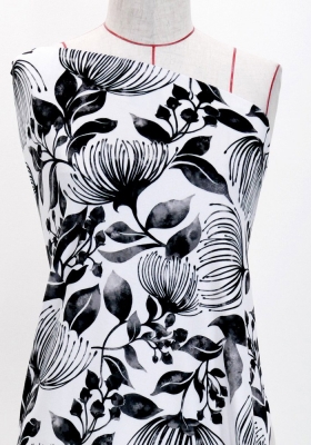 Hula Fabric / Lehua / JKH-558-BK