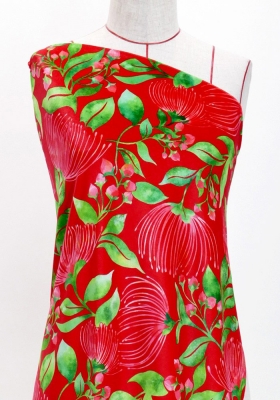 Hula Fabric / Lehua / JKH-558-RD