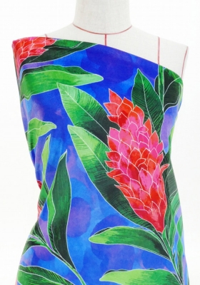 Hula Fabric / Red Ginger / JKH-562-BL