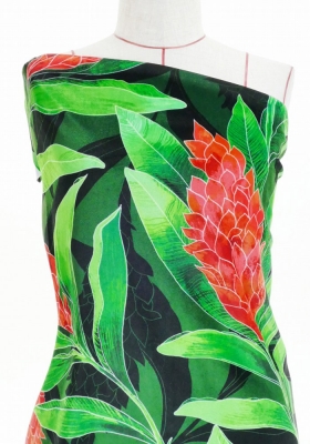 Hula Fabric / Red Ginger / JKH-562-GR