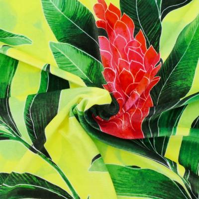 Hula Fabric / Red Ginger / JKH-562-GRYE