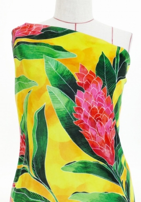 Hula Fabric / Red Ginger / JKH-562-YE