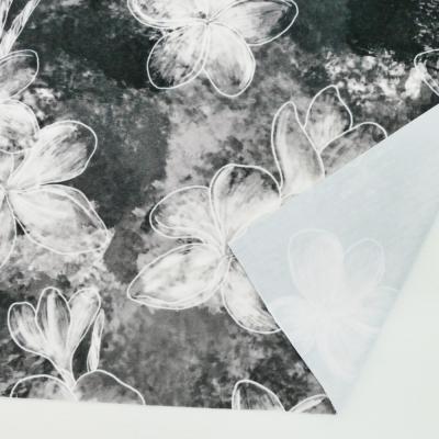 Hula Fabric / Plumeria / JKH-566-BK