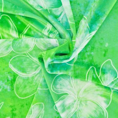 Hula Fabric / Plumeria / JKH-566-GR