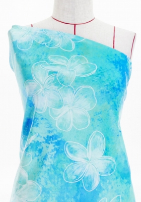 Hula Fabric / Plumeria / JKH-566-LBL