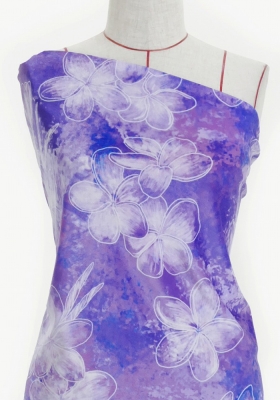 Hula Fabric / Plumeria / JKH-566-PU