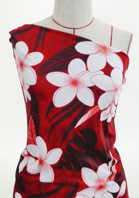 Hula Fabric / Plumeria / JKH-568-DRD