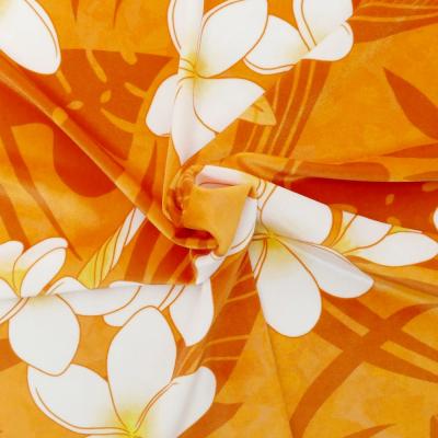 Hula Fabric / Plumeria / JKH-568-OR