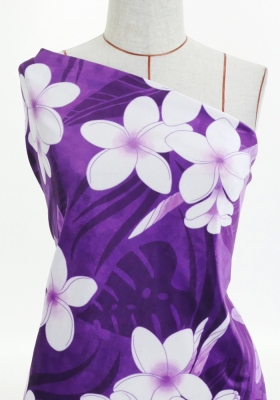 Hula Fabric / Plumeria / JKH-568-PU