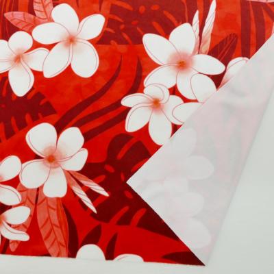 Hula Fabric / Plumeria / JKH-568-RD