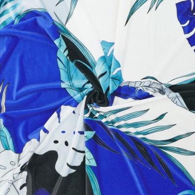 Hula Fabric / Modern Leaf / JKH-572-BL