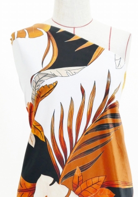 Hula Fabric / Modern Leaf / JKH-572-OR