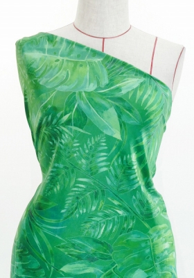 Hula Fabric / Hawaiian Leaf / JKH-574-GR