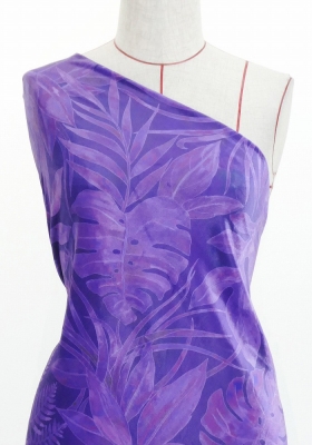 Hula Fabric / Hawaiian Leaf / JKH-574-PU