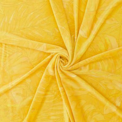 Hula Fabric / Hawaiian Leaf / JKH-574-YE