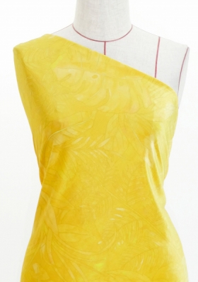 Hula Fabric / Hawaiian Leaf / JKH-574-YE