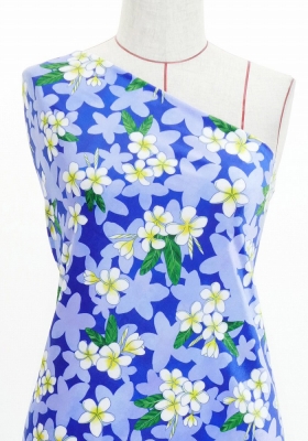 Hula Fabric / Plumeria / JKH-576-BL