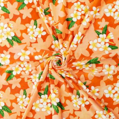 Hula Fabric / Plumeria / JKH-576-OR