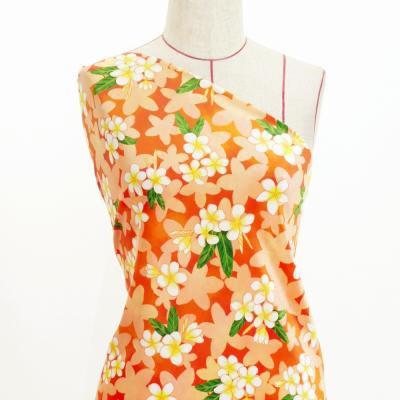 Hula Fabric / Plumeria / JKH-576-OR