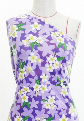 Hula Fabric / Plumeria / JKH-576-PU