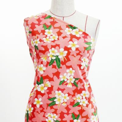 Hula Fabric / Plumeria / JKH-576-RD
