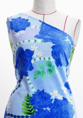 Hula Fabric / Lokelani / JKH-580-BL