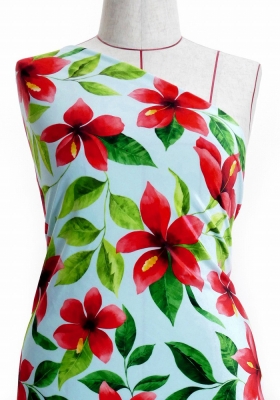 Hula Fabric / Hibiscus / JKH-586-LBL