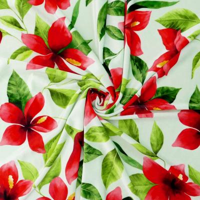Hula Fabric / Hibiscus / JKH-586-LGR