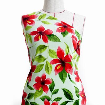 Hula Fabric / Hibiscus / JKH-586-LGR
