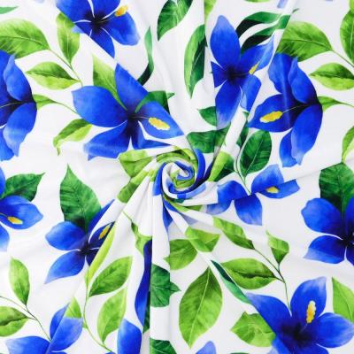 Hula Fabric / Hibiscus / JKH-586-WHBL