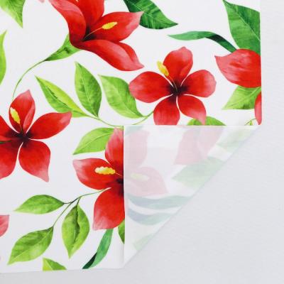 Hula Fabric / Hibiscus / JKH-586-WHRD