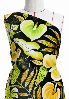 Hula Fabric / Anthurium / JKH-588-YE