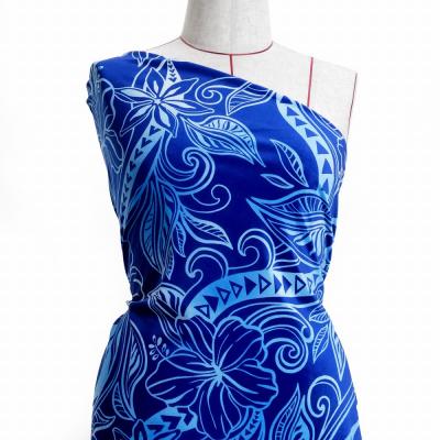 Hula Fabric / Kahiko&Hibiscus / JKH-592-BL