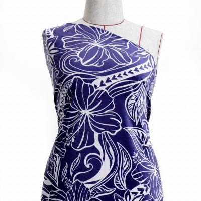 Hula Fabric / Kahiko&Hibiscus / JKH-592-NV