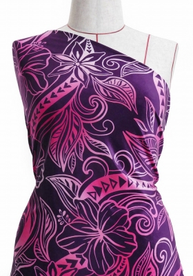 Hula Fabric / Kahiko&Hibiscus / JKH-592-PUPI
