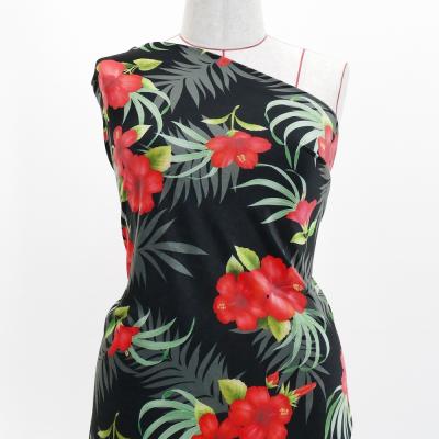 Hula Fabric / Hibiscus / JKH-594-BK