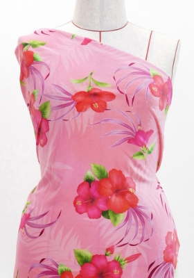 Hula Fabric / Hibiscus / JKH-594-PI