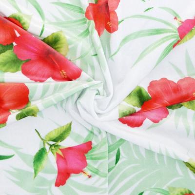 Hula Fabric / Hibiscus / JKH-594-WH