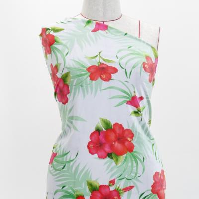 Hula Fabric / Hibiscus / JKH-594-WH