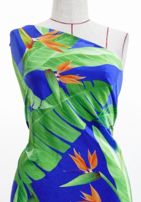 Hula Fabric / Strelitzia / JKH-596-BL