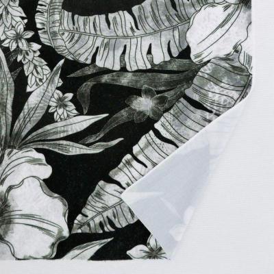 Hula Fabric / Hawaiian Flower / JKH-598-BK