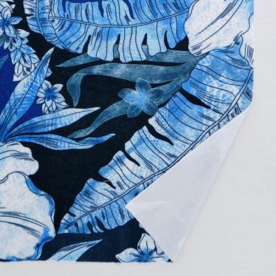 Hula Fabric / Hawaiian Flower / JKH-598-BL